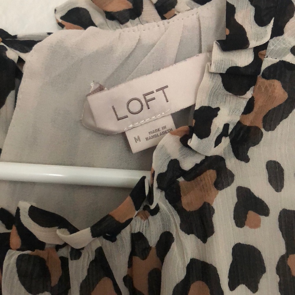 LOFT Leopard Top - Picture 4 of 4